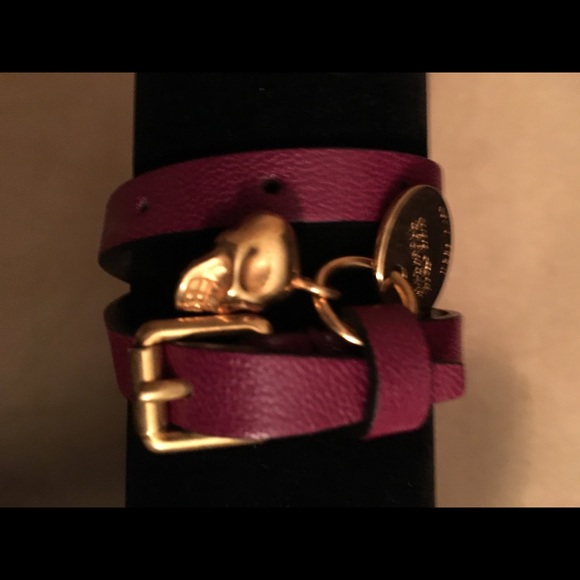 Alexander McQueen Jewelry - NWT AUTHENTIC ALEXANDER MCQUEEN LEATHER BRACELET